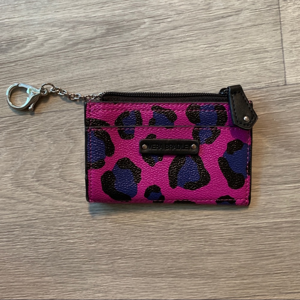 Vera Bradley Animal Print Card keychain